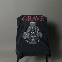 90年代ヴィンテージのグレイブノースリーブTシャツ