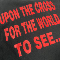 ヴィンテージ 1996 十字架上の死の長袖