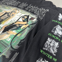 ヴィンテージ 1998 Cradle of Filth エクスペリメンタル セックス ファイルズ ロングスリーブ
