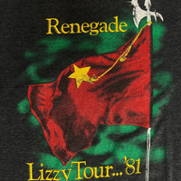 シン・リジィ 1981 レネゲード ヴィンテージ Tシャツ