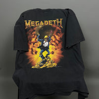 メガデス 1990 ワールドツアー ヴィンテージ Tシャツ