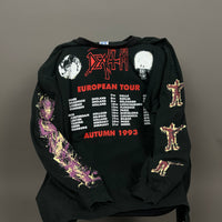 Death 1993 インディビジュアル・ソート・パターン ヴィンテージ ロングスリーブ