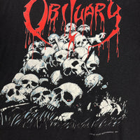 1991年 死亡記事 パイル・オブ・スカルズ ヴィンテージTシャツ