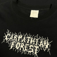 カルパティアフォレスト 1999 ブラックシャイニングレザー ヴィンテージTシャツ