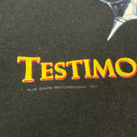 Vintage 1991 Pestilence Testimony Ancients T-Shirt