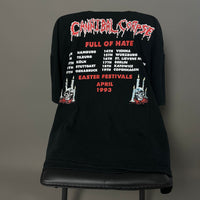 Vintage 1993 Cannibal Corpse Easter Festivals T-Shirt