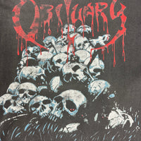 1991年 死亡記事 頭蓋骨の山 ヴィンテージTシャツ