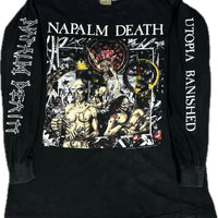 ヴィンテージ 1992 ナパーム・デス ヨーロッパツアー ロングスリーブ