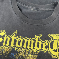 1991年ヴィンテージ「エントゥームド・クランデスティン」Tシャツ