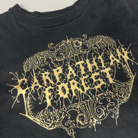 ヴィンテージ 1996 カルパティア・フォレスト アヴァンギャルド・レコード Tシャツ(初版)