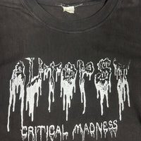 Vintage 1990s Autopsy Critical Madness T-Shirt