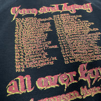 Vintage 1990 Morgoth Gore And Agony Over Europe Sweater