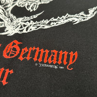Vintage 1991 Entombed Crawling Germany T-Shirt