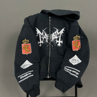 Vintage 1997 Mayhem Legion Norge Sweatshirt Zipper