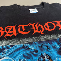 Vintage 1996 Bathory Fire On Ice T-Shirt