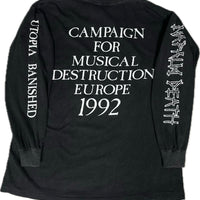 ヴィンテージ 1992 ナパーム・デス ヨーロッパツアー ロングスリーブ