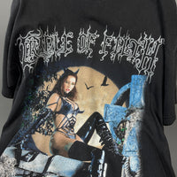 2000年ヴィンテージのクレイドル・オブ・フィルス「ヴィガー・モーティス」Tシャツ