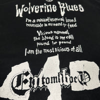 Vintage 1992 Entombed Wolverine Blues T-Shirt
