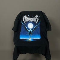 ヴィンテージ 1994 アモルフィス ブラック ウィンター デイ Tシャツ