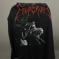 エンペラー 1993 ライダー ヴィンテージ ブラックメタル Tシャツ