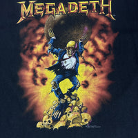 メガデス 1990 ワールドツアー ヴィンテージ Tシャツ