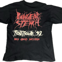 1992年ヴィンテージ「Pungent Stench Been Caught Buttering」Tシャツ