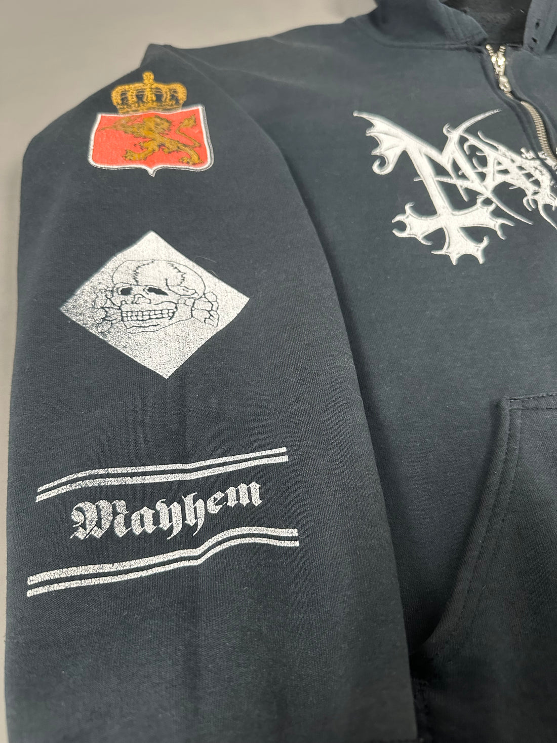 Vintage 1997 Mayhem Legion Norge Sweatshirt Zipper