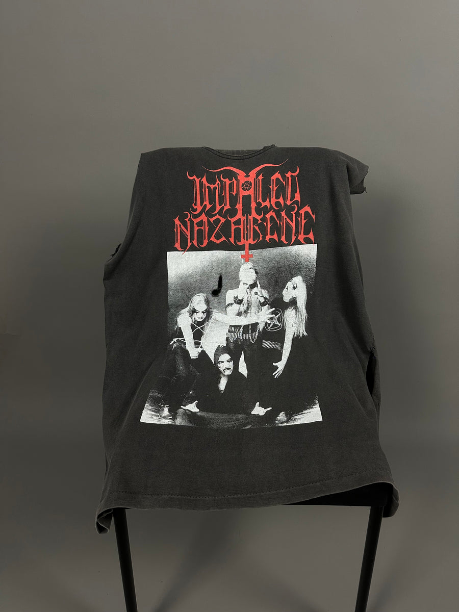 1993年ヴィンテージ 串刺しナザレ人磔刑ノースリーブTシャツ