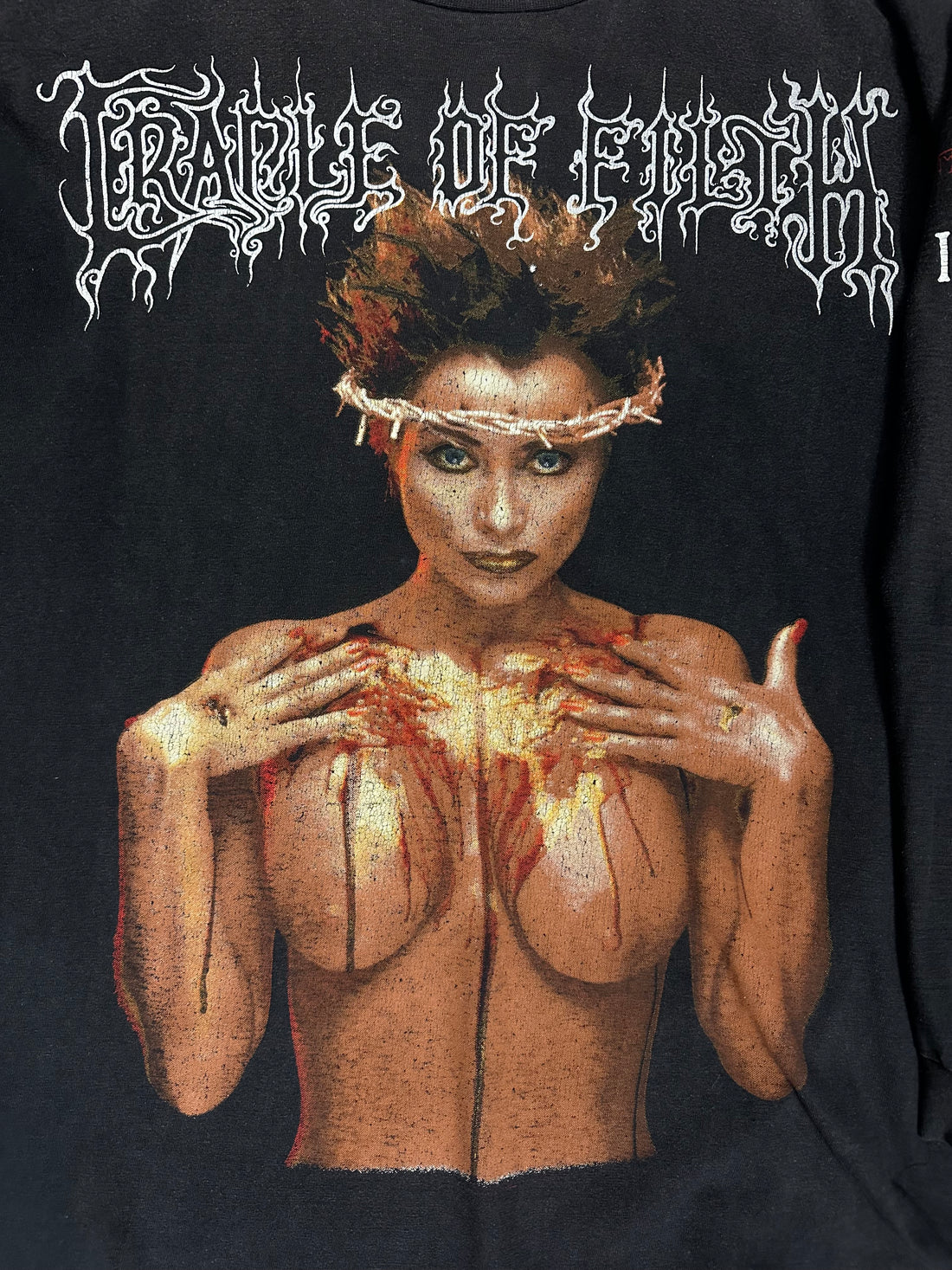ヴィンテージ 1996 Cradle of Filth Praise The Whore ロングスリーブ