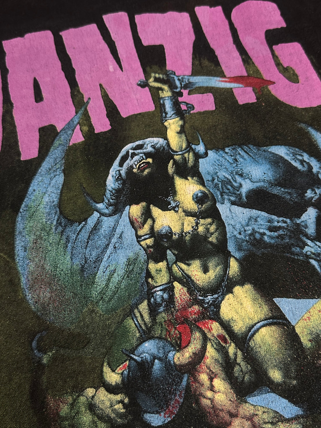 1992年ヴィンテージ ダンジグ ハウ・ザ・ゴッド・キルズ Tシャツ