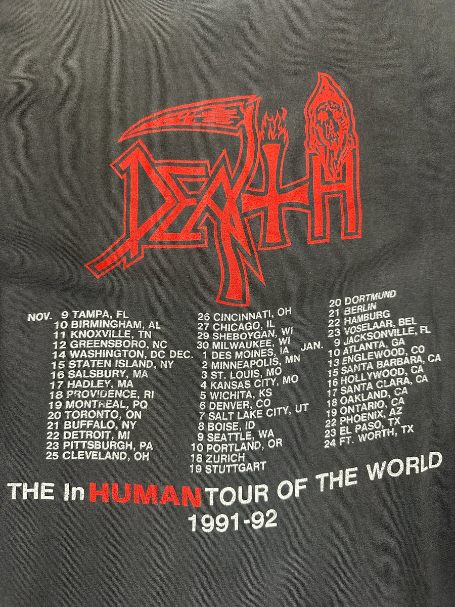 1991年ヴィンテージ デス・ヒューマン Tシャツ
