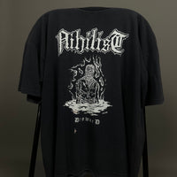 1990年代のヴィンテージ「ニヒリスト・ドラウンド」Tシャツ