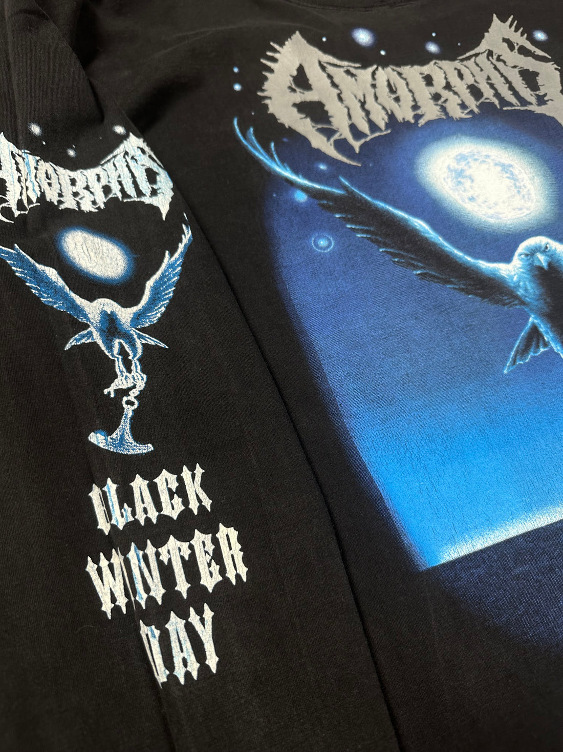 ヴィンテージ 1994 アモルフィス ブラック ウィンター デイ ロングスリーブ