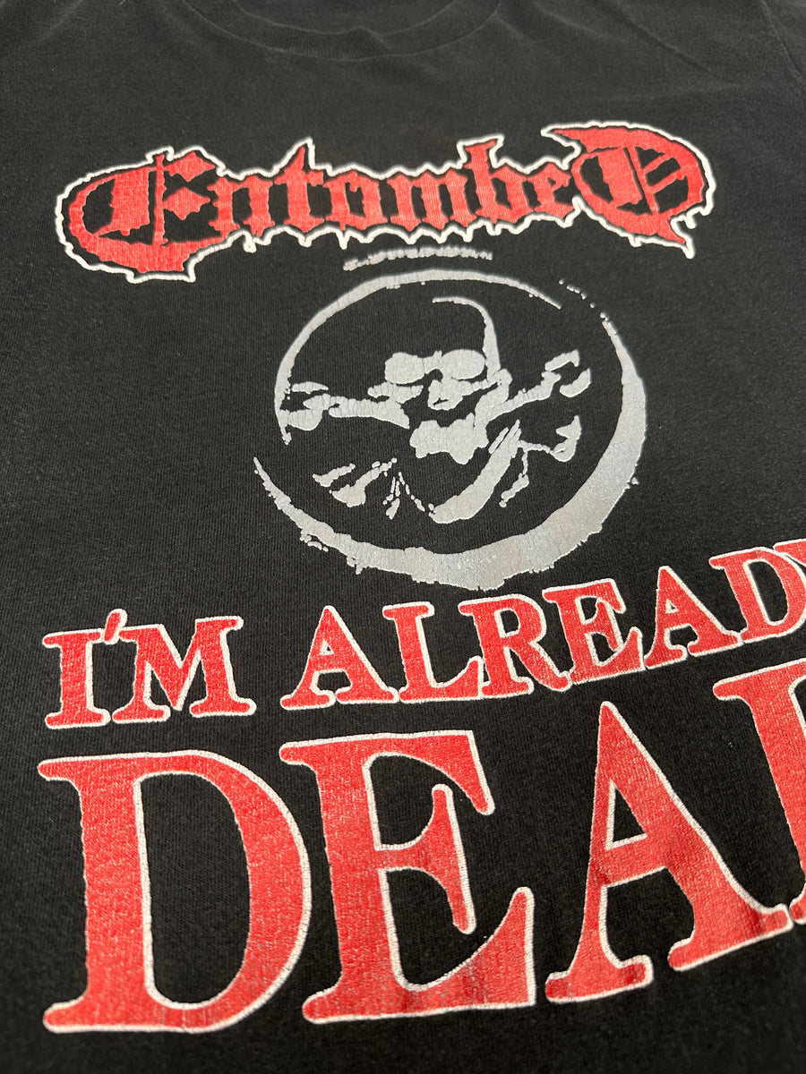 Vintage 1992 Entombed Already Dead T-Shirt