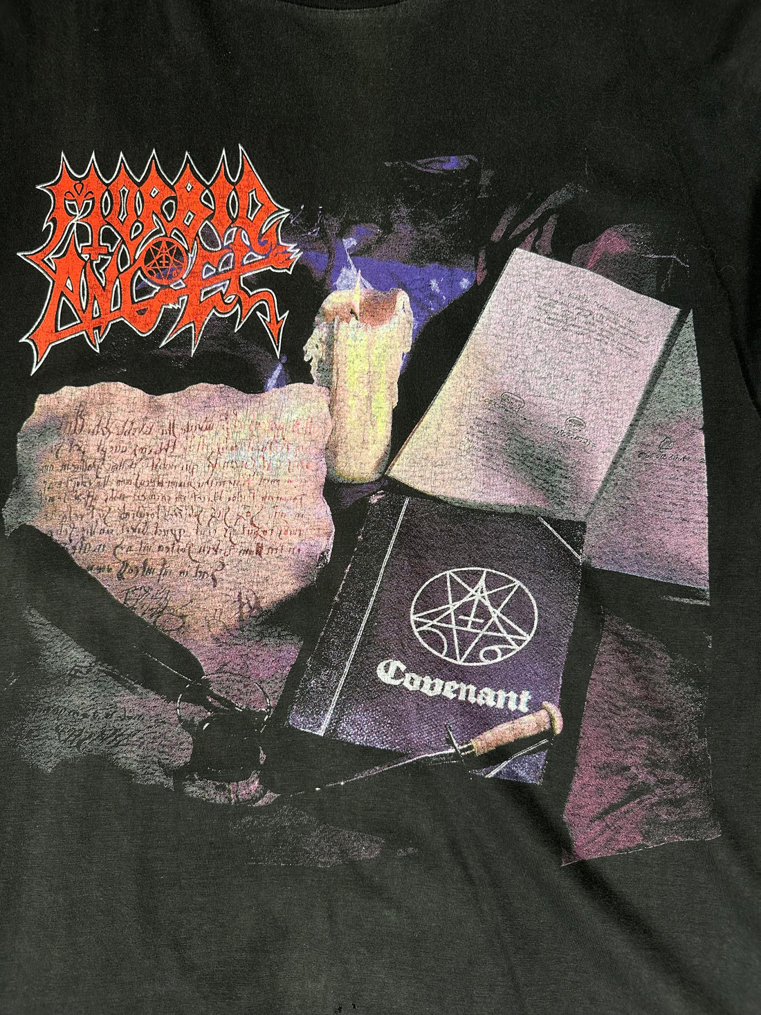 1993年ヴィンテージ モービッド・エンジェル コヴナント ノースリーブTシャツ