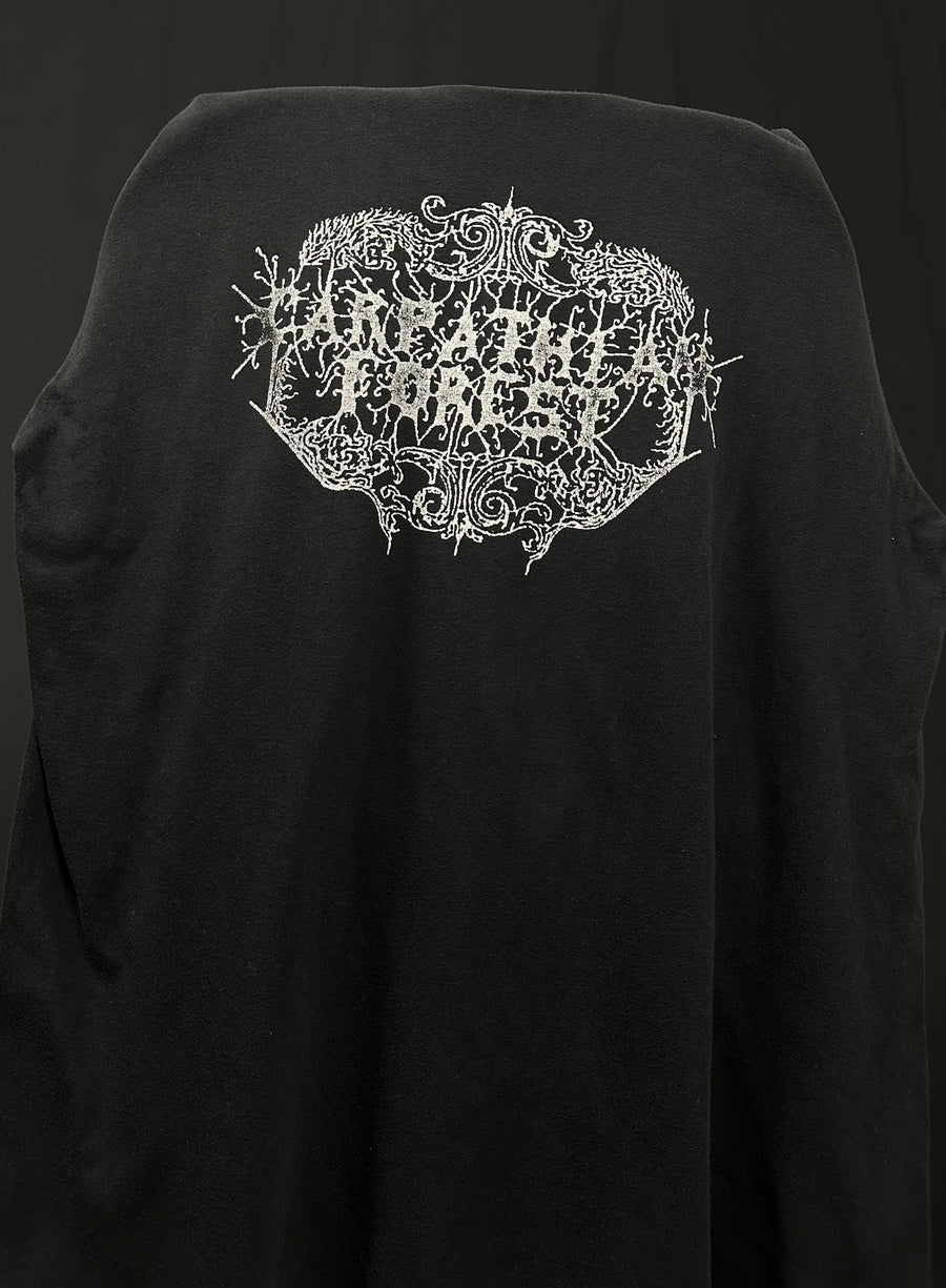 1990年代のヴィンテージ カルパティアフォレスト ブラックメタルTシャツ