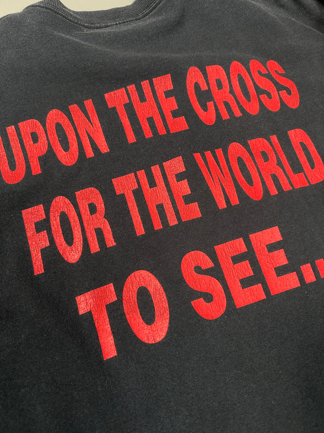 ヴィンテージ 1996 十字架上の死の長袖