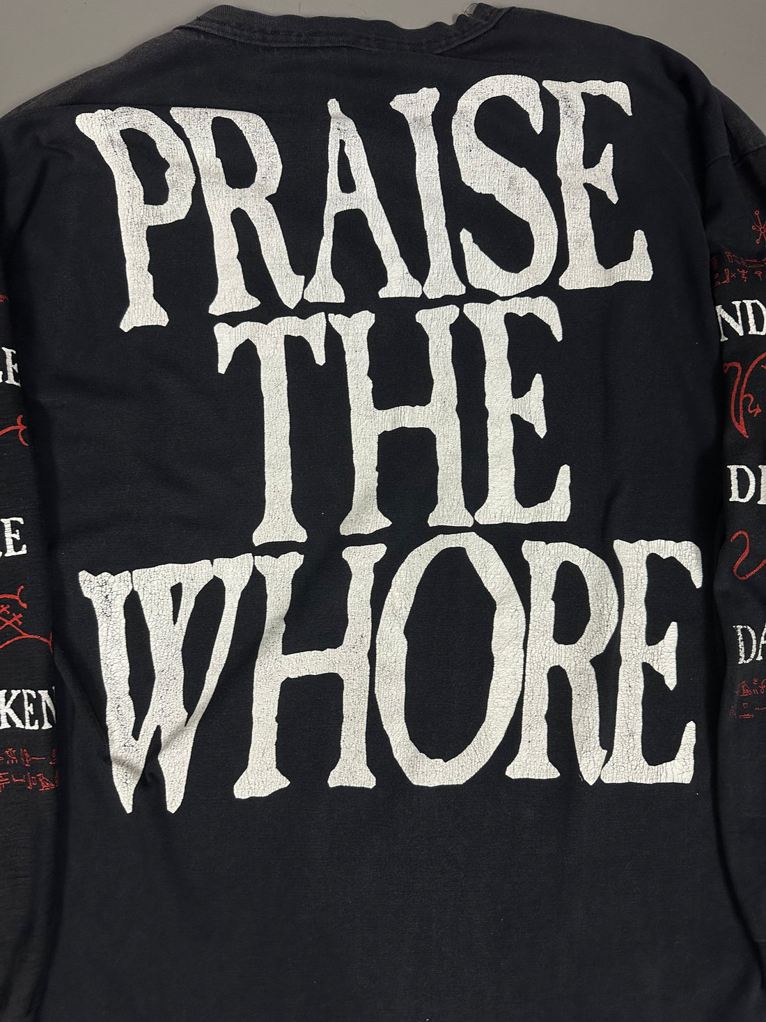 ヴィンテージ 1996 Cradle of Filth Praise The Whore ロングスリーブ