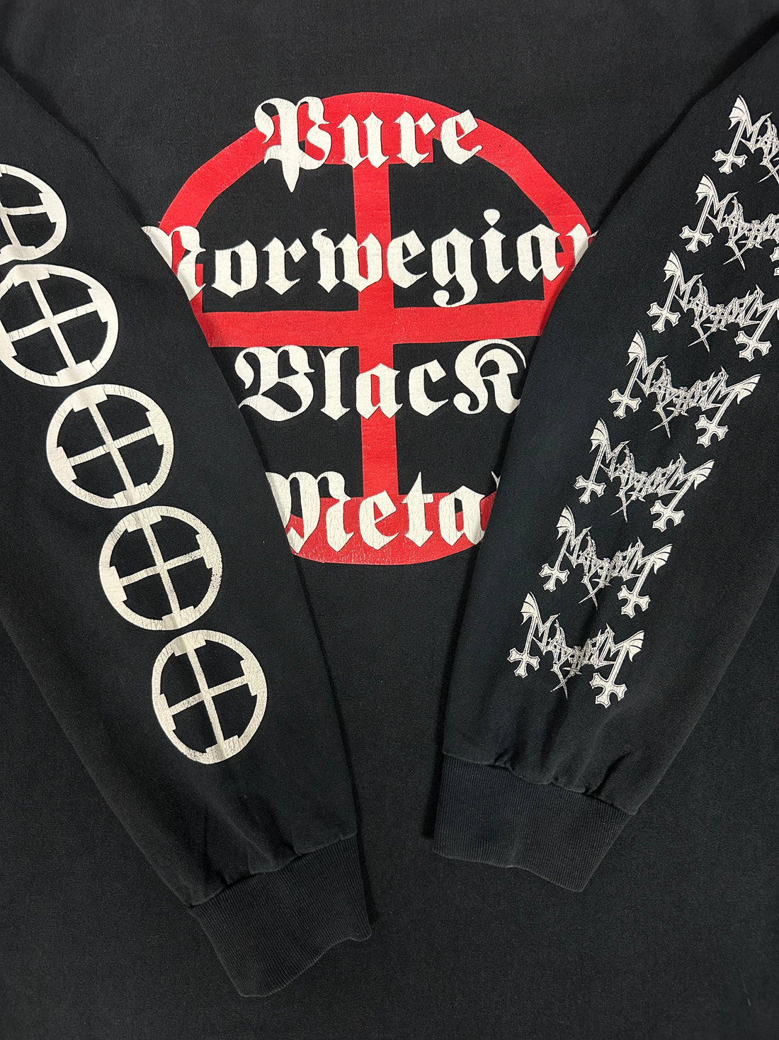 Vintage 1998 Mayhem Black Metal Longsleeve