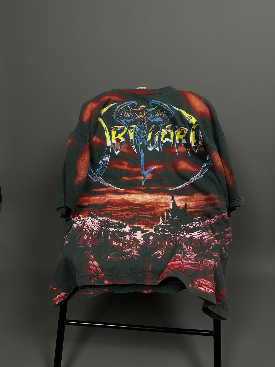 1993年ヴィンテージ 死亡記事 The End Complete Tシャツ（オールオーバープリント）