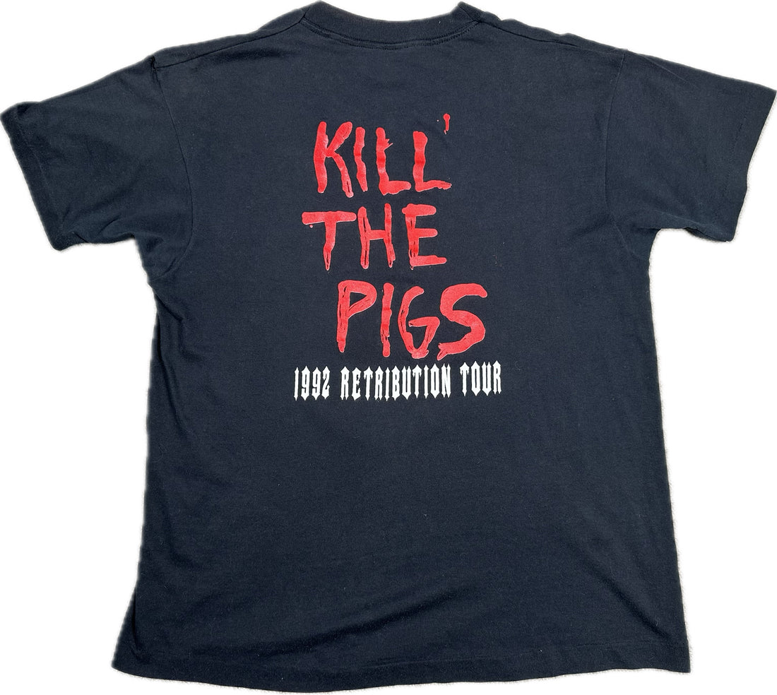 1992年ヴィンテージ「マレボレント・クリエイション リトリビューション ツアー」Tシャツ