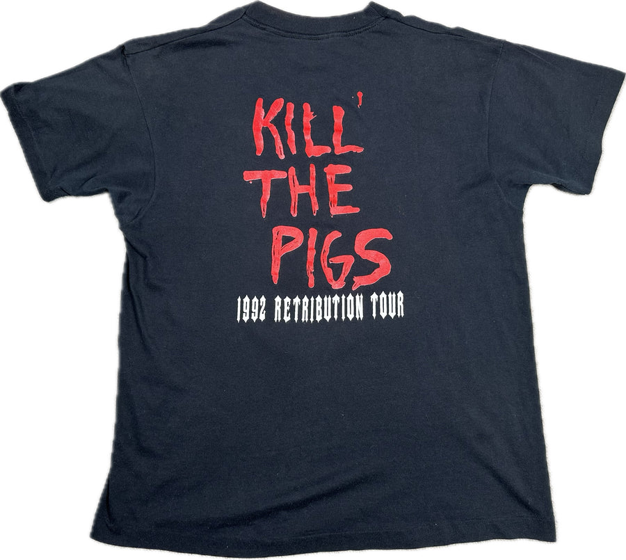 1992年ヴィンテージ「マレボレント・クリエイション リトリビューション ツアー」Tシャツ