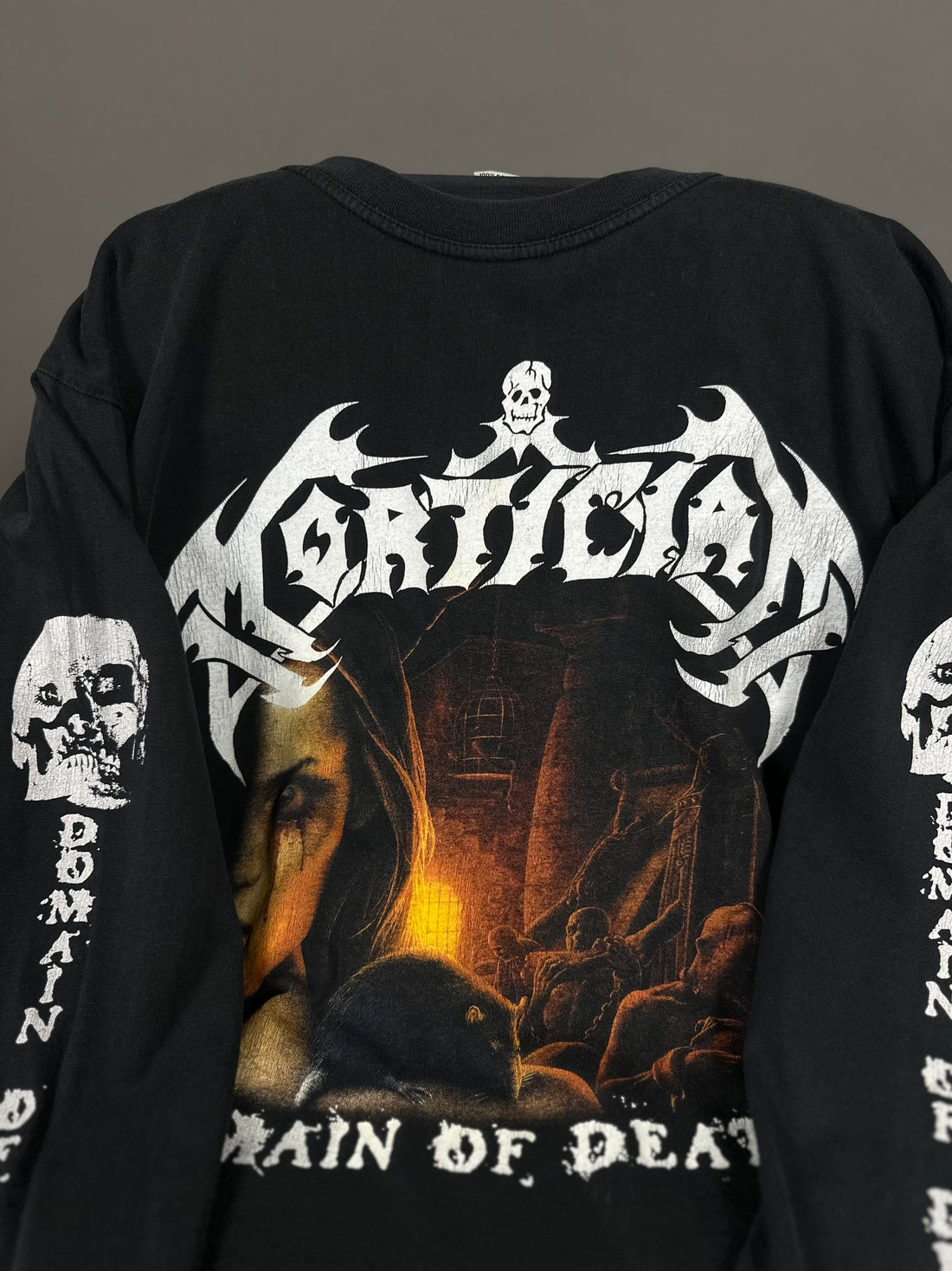 Vintage 2001 Mortician Pain Of Death Longsleeve