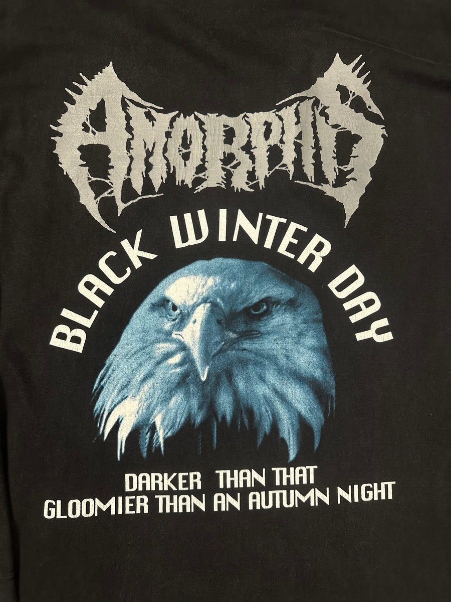 ヴィンテージ 1994 アモルフィス ブラック ウィンター デイ ロングスリーブ