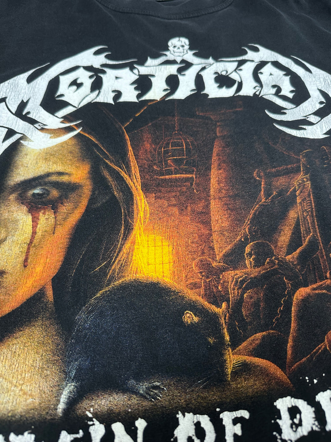 Vintage 2001 Mortician Pain Of Death Longsleeve