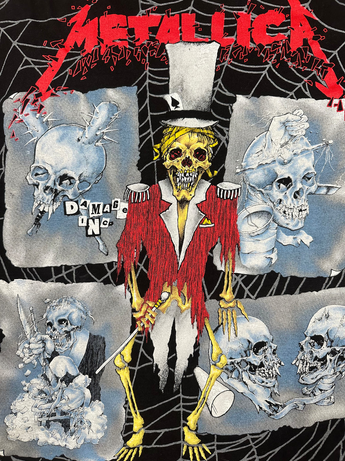 ヴィンテージ 1992 メタリカ オールオーバープリント Tシャツ