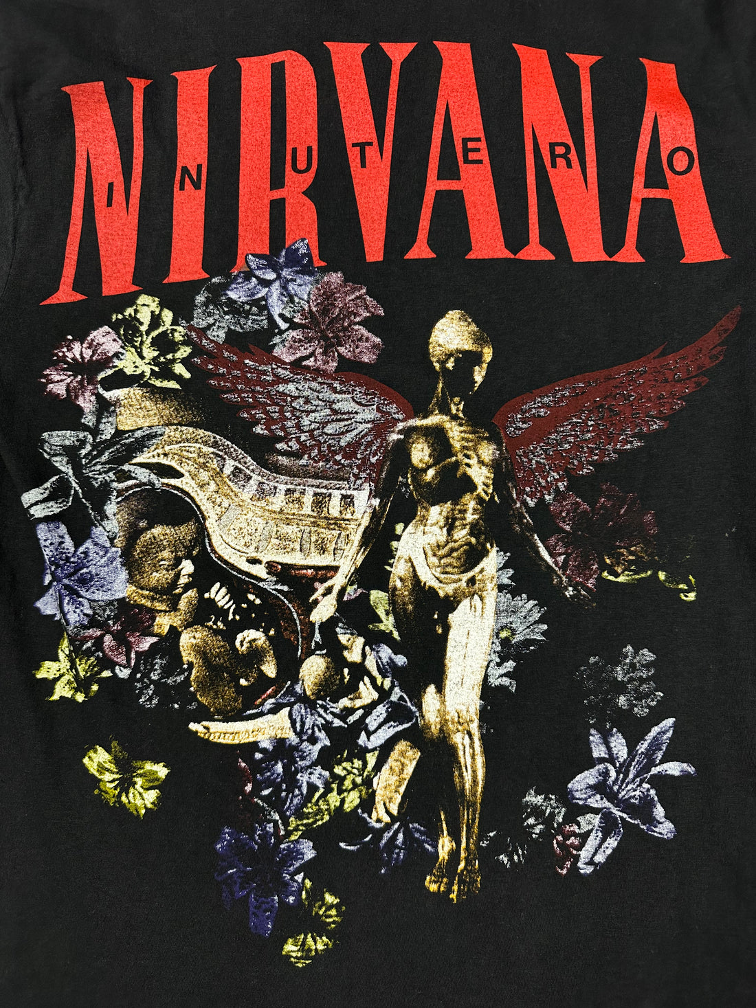ニルヴァーナ 1995 イン・ユーテロ / ネヴァーマインド ヴィンテージ Tシャツ