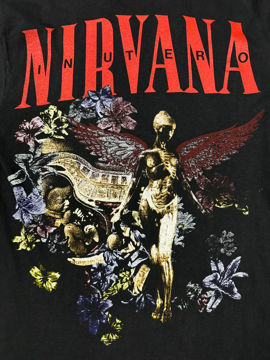 ニルヴァーナ 1995 イン・ユーテロ / ネヴァーマインド ヴィンテージ Tシャツ