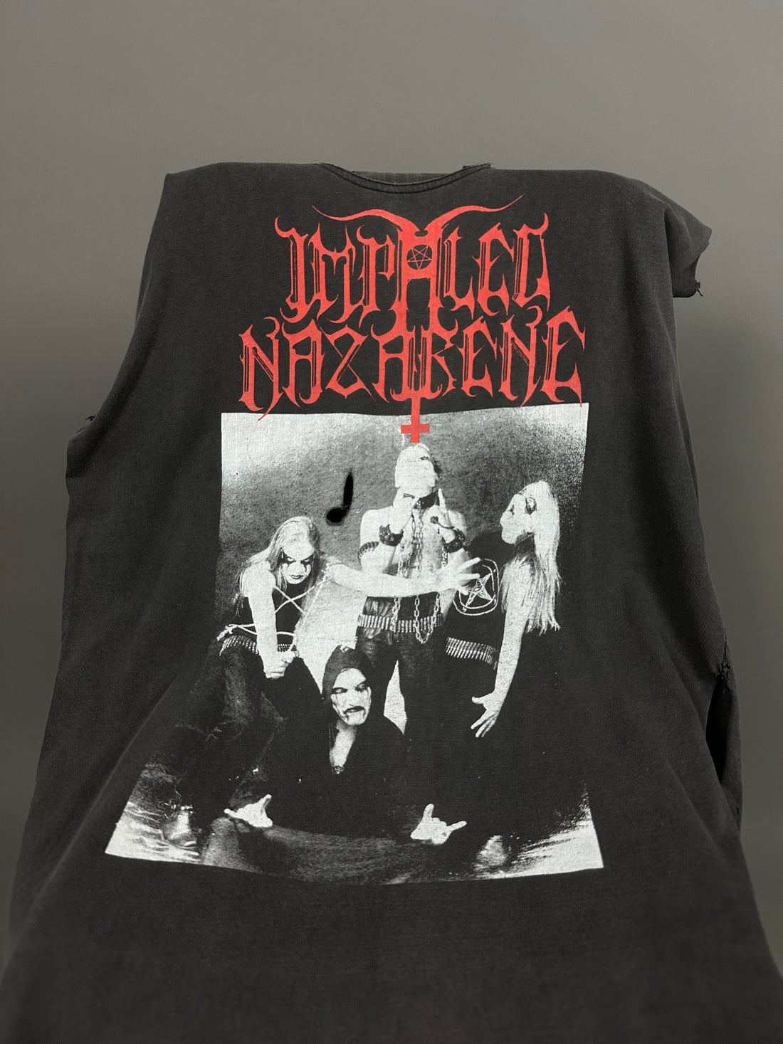 1993年ヴィンテージ 串刺しナザレ人磔刑ノースリーブTシャツ