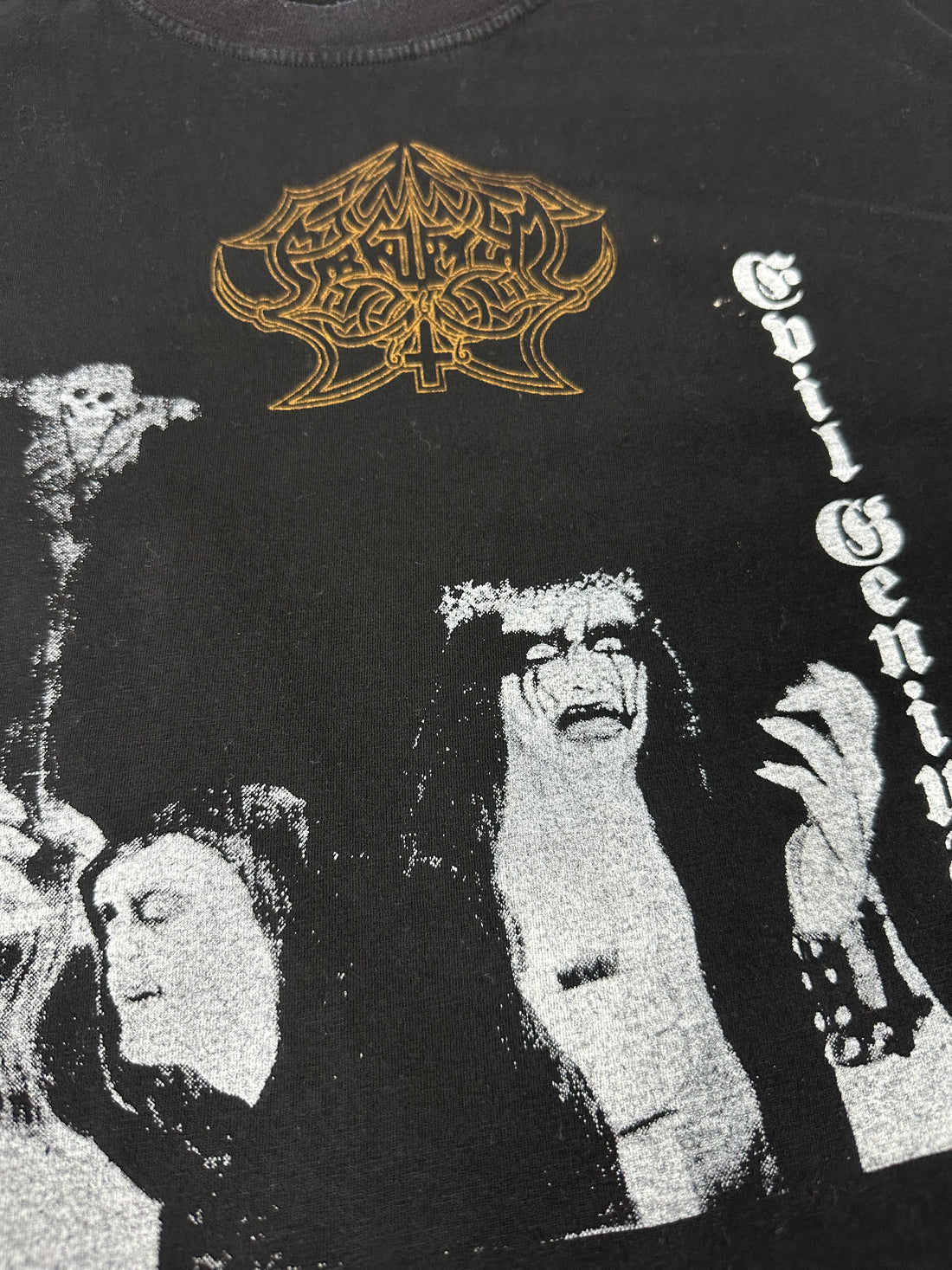 ヴィンテージ 1990 年代 Abruptum Evil Genius T シャツ